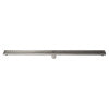 ALFI brand 47" Stainless Steel Linear Shower Drain with Groove Lines