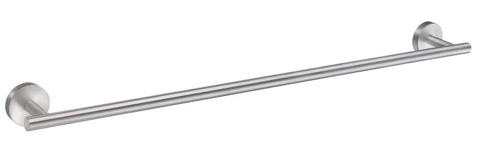 Smedbo Home Single Towel Rail in Brushed Chrome