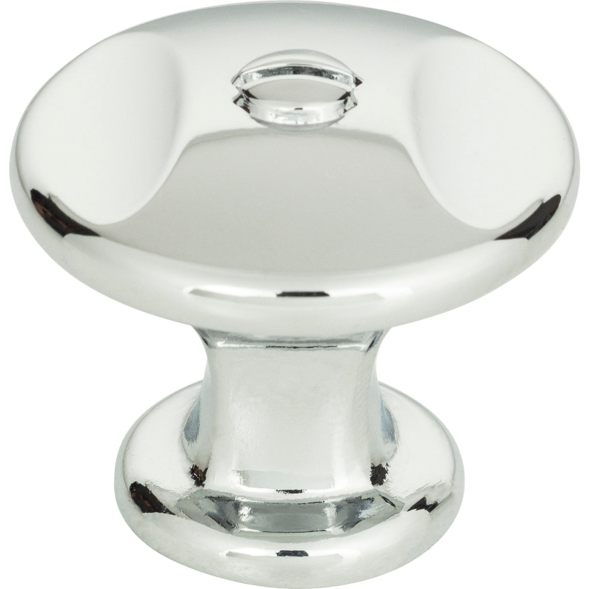 Atlas Homewares Ergo Knob 1 3/8 Inch Polished Chrome