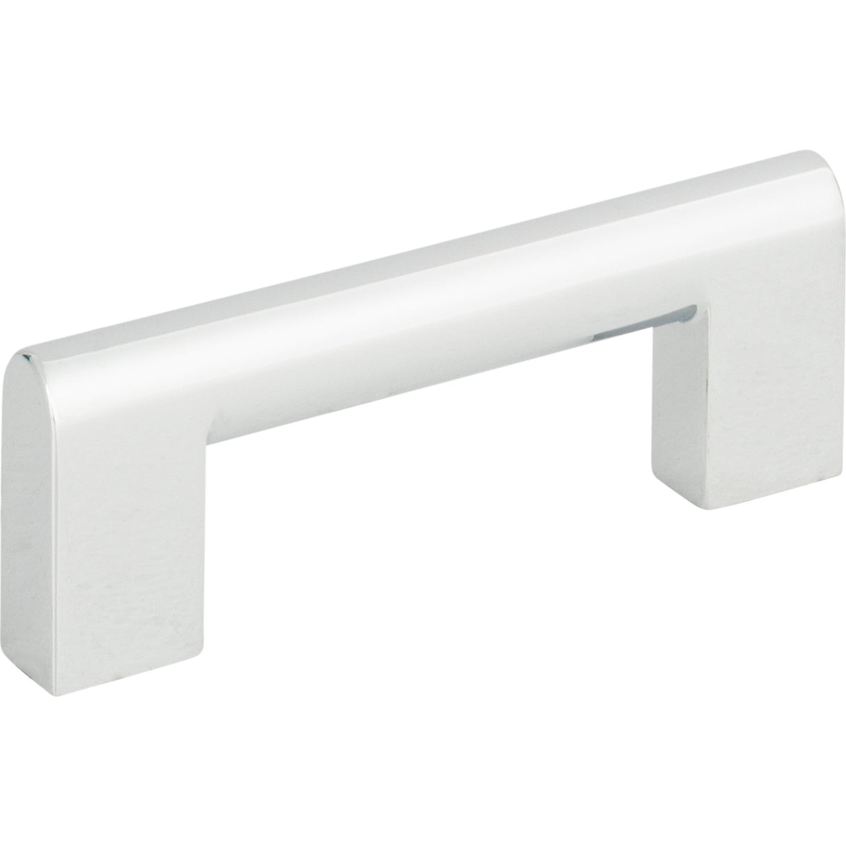 Atlas Homewares Round Rail Pull 3 Inch (c-c) Polished Chrome