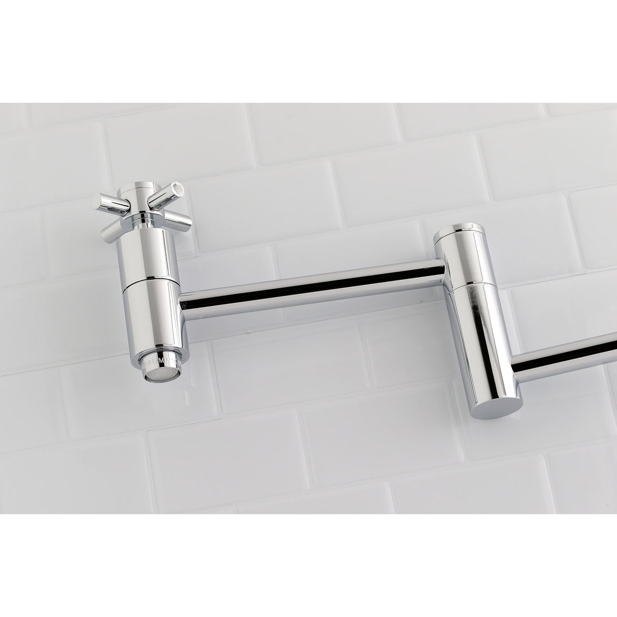 Kingston Brass KS8101DX Concord Wall Mount Pot Filler Kitchen Faucet, Polished Chrome
