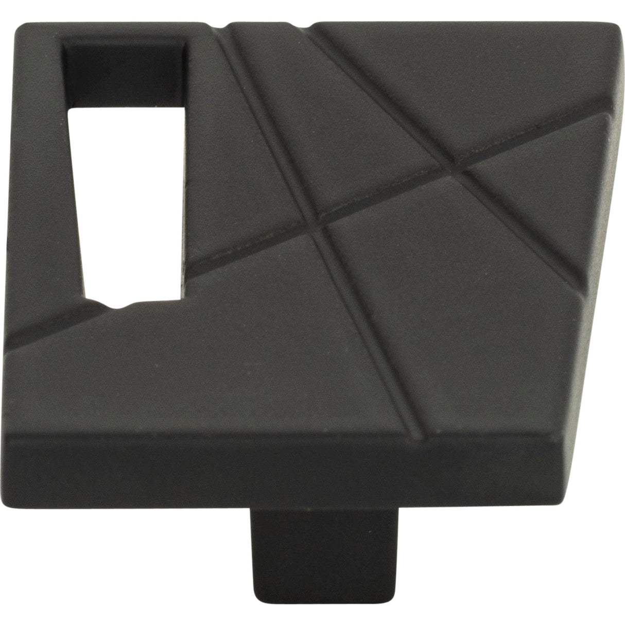 Atlas Homewares Modernist Right Knob 1 3/4 Inch Matte Black