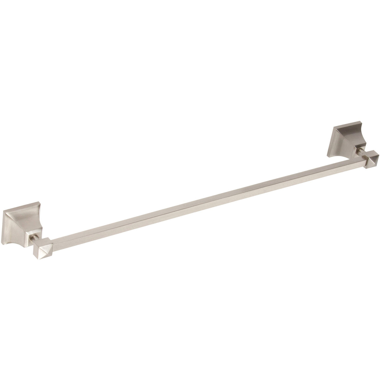 Atlas Homewares Gratitude Bath Towel Bar 24 Inch Single Brushed Nickel