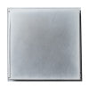 ALFI brand 16" x 16" White Matte Stainless Steel Square Single Shelf Bath Shower Niche
