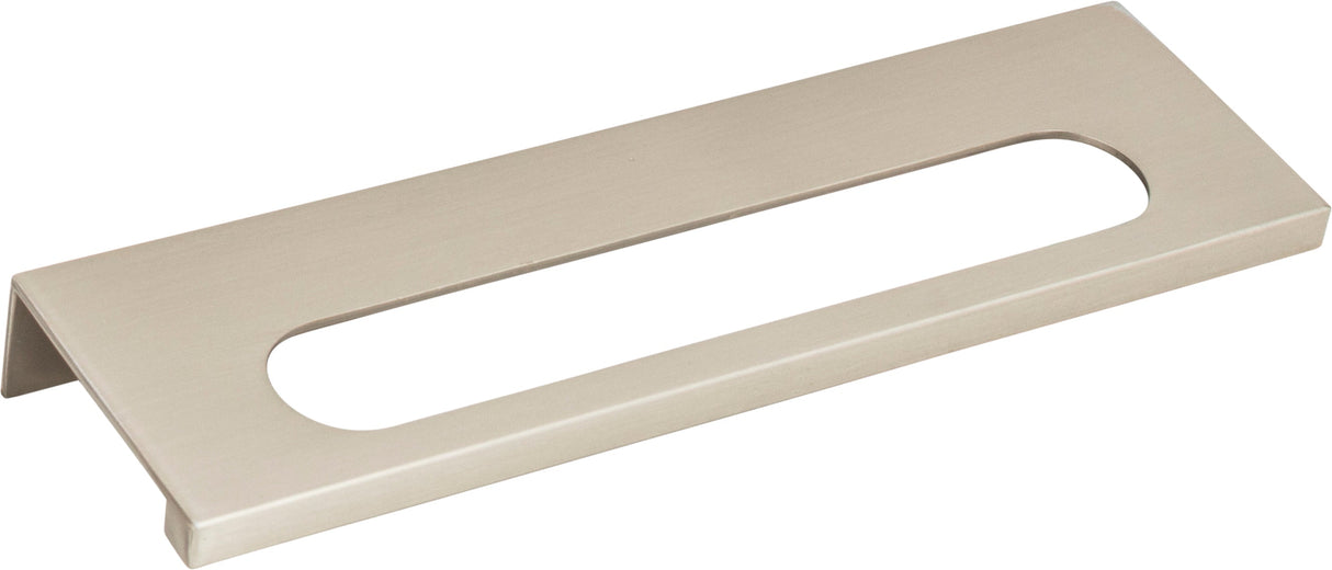 Atlas Homewares Modern Square Edge Tab Pull 5 1/16 Inch (c-c) Brushed Nickel