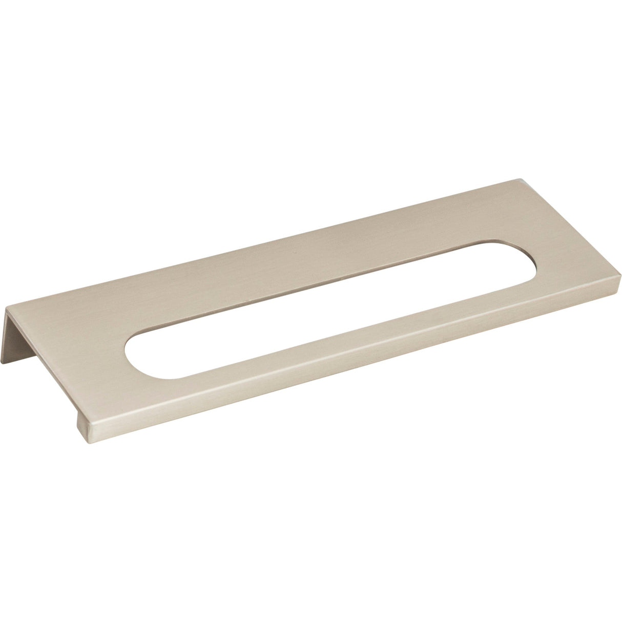 Atlas Homewares Modern Square Edge Tab Pull 5 1/16 Inch (c-c) Brushed Nickel