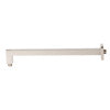 Brushed Nickel 16" Square Wall Shower Arm