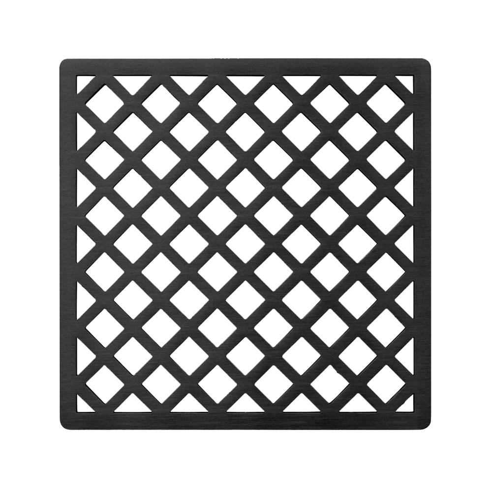 Infinity Drain XS 5 5” Strainer - Criss-Cross Pattern for X 5, XD 5, XDB 5