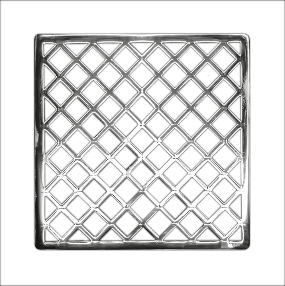 Infinity Drain XS 5 5” Strainer - Criss-Cross Pattern for X 5, XD 5, XDB 5