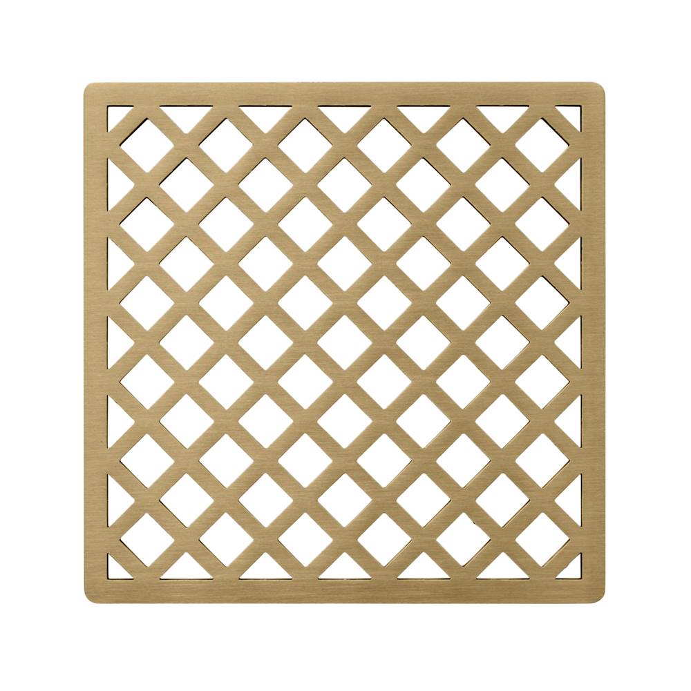 Infinity Drain XS 5 5” Strainer - Criss-Cross Pattern for X 5, XD 5, XDB 5