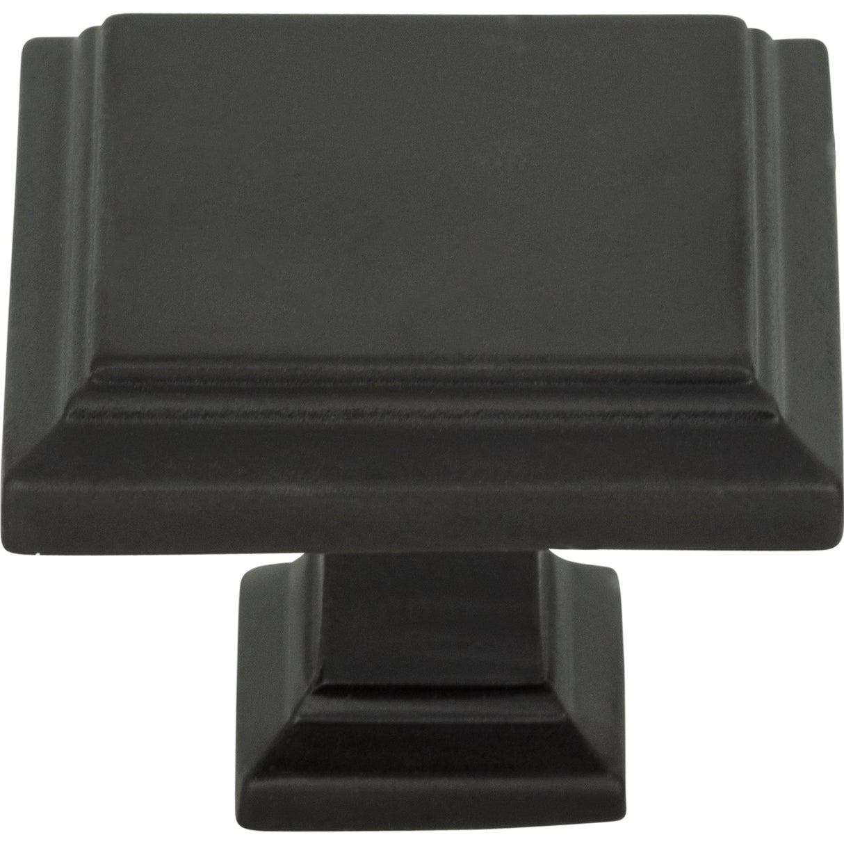 Atlas Homewares Sutton Place Square Knob 1 1/4 Inch Modern Bronze