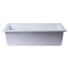 ALFI brand AB3020DI-W White 30" Drop-In Single Bowl Granite Composite Kitchen Sink