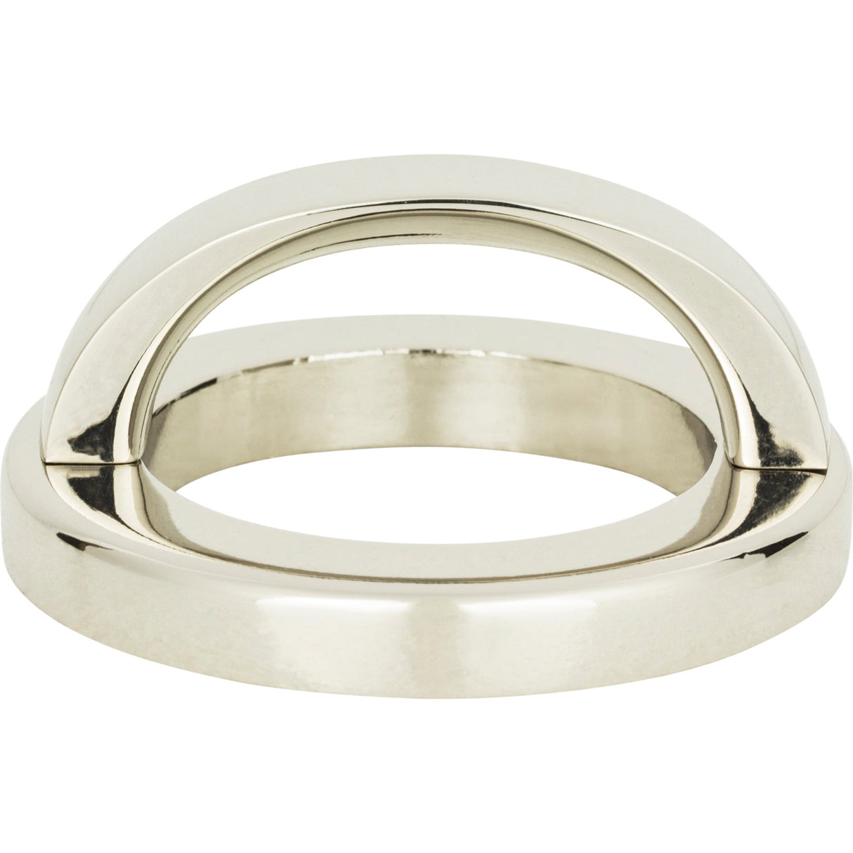 Atlas Homewares Tableau Round Base and Top 1 13/16 Inch (c-c) Polished Nickel