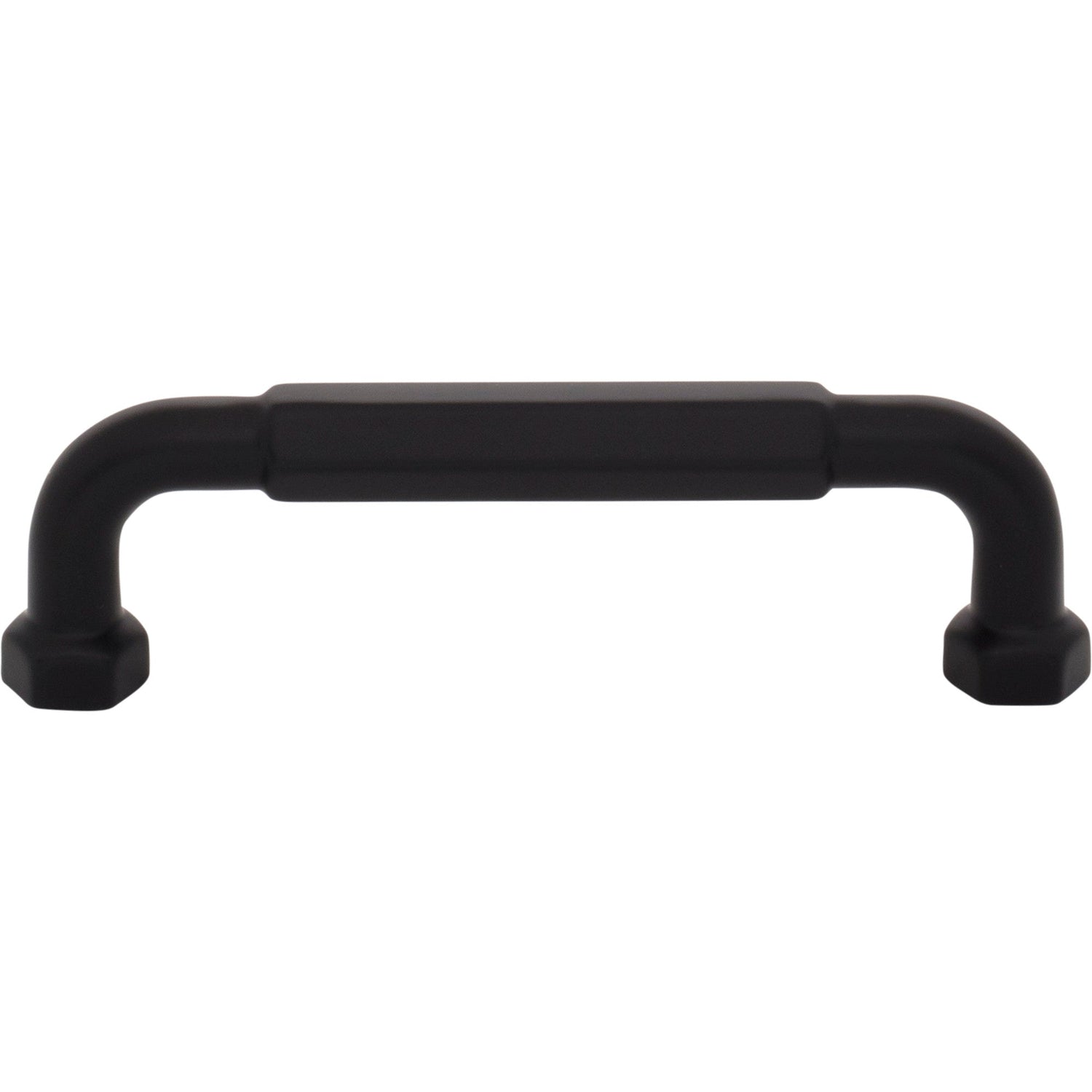 Top Knobs TK3201 Dustin Pull 3 3/4 Inch Center to Center - Flat Black