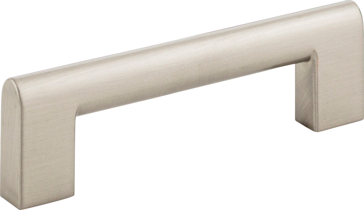 Atlas Homewares Round Rail Pull 3 3/4 Inch (c-c) Brushed Nickel