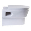 EAGO WD332 Round Modern Wall Mount Dual Flush Toilet Bowl