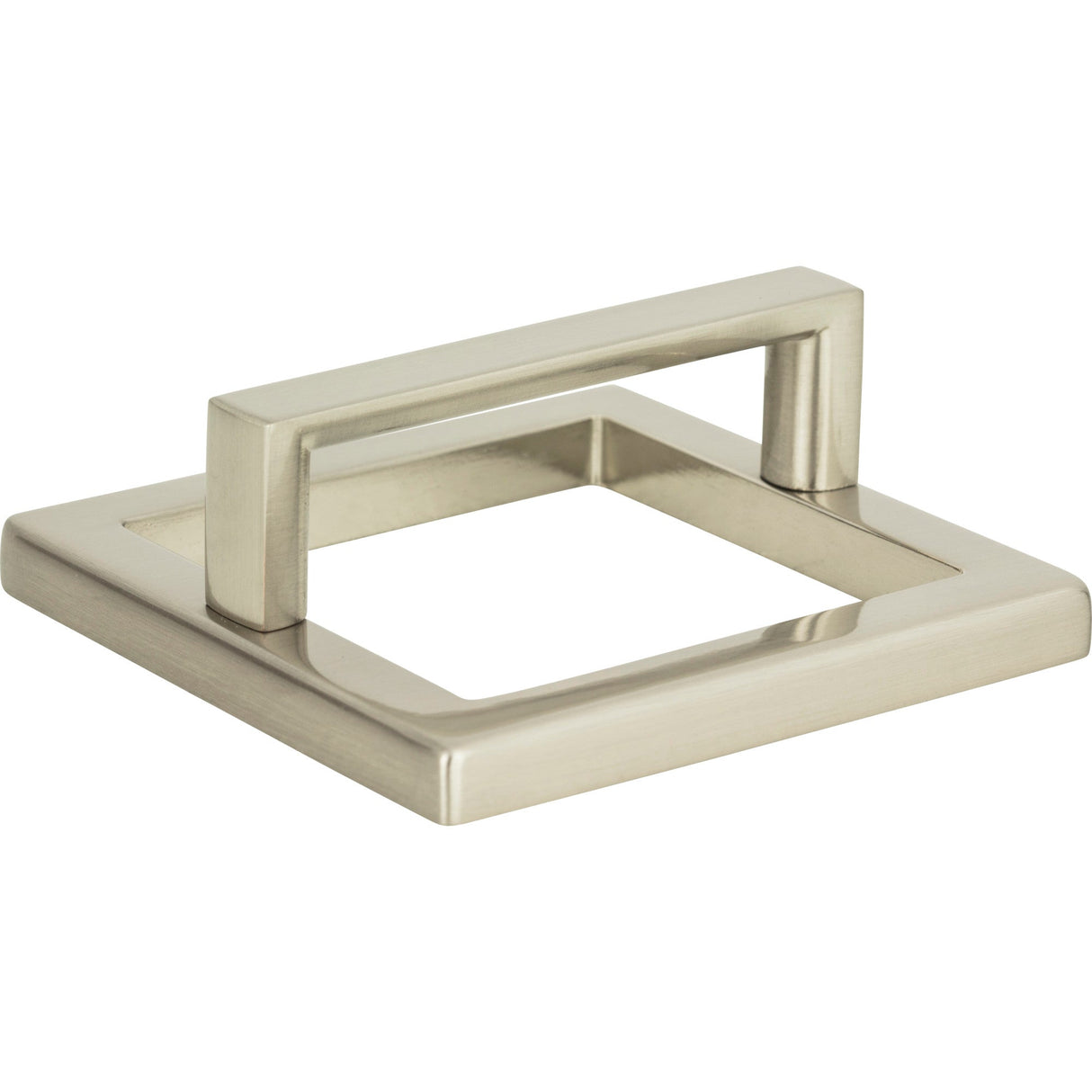 Atlas Homewares Tableau Square Base and Top 2 1/2 Inch (c-c) Brushed Nickel
