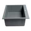 ALFI brand AB3020DI-T Titanium 30" Drop-In Single Bowl Granite Composite Kitchen Sink