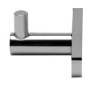 ALFI brand AB9528 Polished Chrome Wall Mounted 4 Prong Robe / Towel Hook Bathroom Accessory