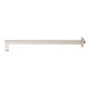 Brushed Nickel 20" Square Wall Shower Arm
