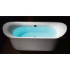 EAGO AM1900 74" White Free Standing Air Bubble Bathtub