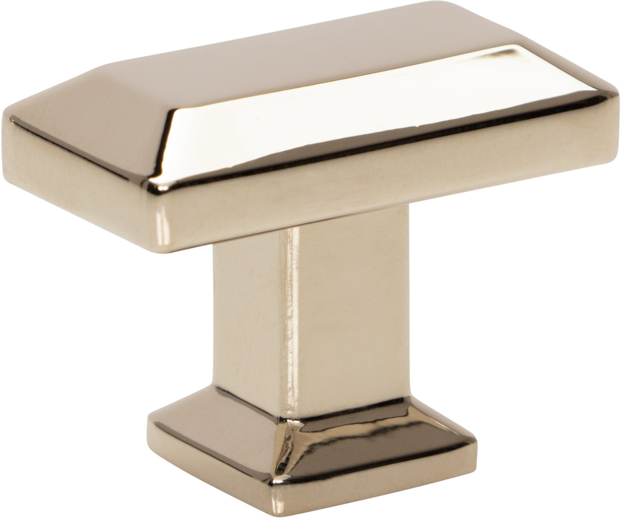 Atlas Homewares Sweetbriar Lane Rectangle Knob 1 3/8 Inch Polished Nickel