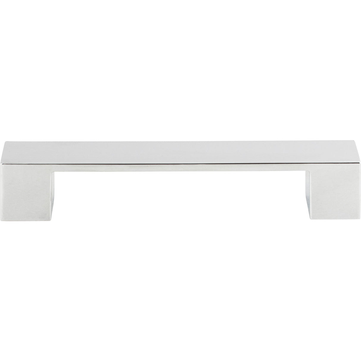 Atlas Homewares Wide Square Pull 5 1/16 Inch (c-c) Polished Chrome