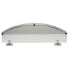 ALFI brand AB9547 Polished Chrome Wall Mounted Glass Shower Shelf Bathroom Accessory