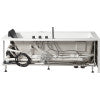 EAGO AM154ETL-L6 6 ft Acrylic White Rectangular Whirlpool Bathtub w Fixtures