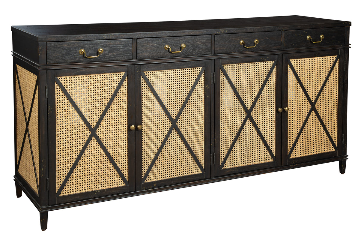 Hekman 28528 Accents 78.25in. x 22.5in. x 40.25in. Entertainment Console