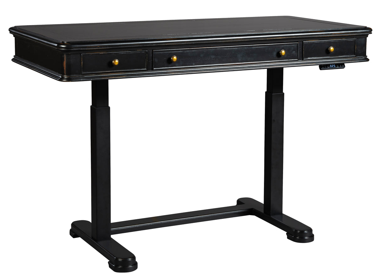 Hekman 28498 Louis Philippe 60in. x 30in. x 29in. Adjustable Height Desk