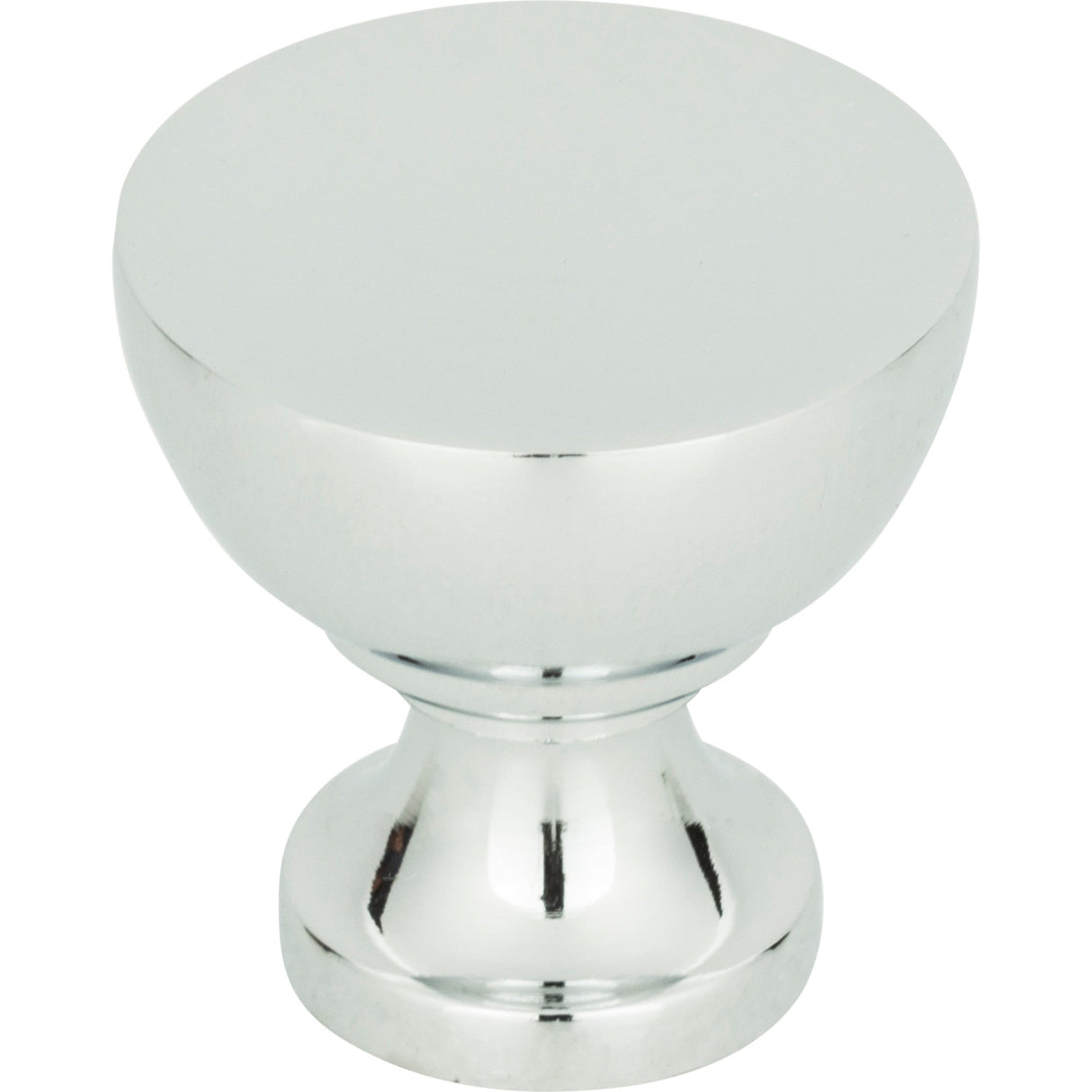 Atlas Homewares Shelley Round Knob 1 1/4 Inch Polished Chrome