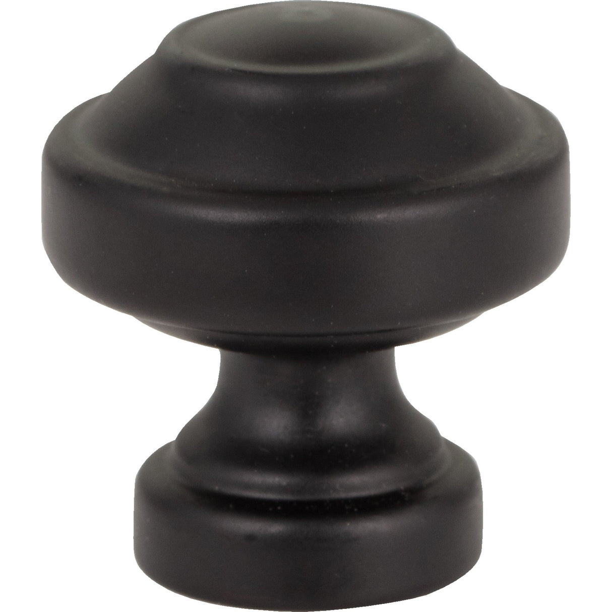 Atlas Homewares Malin Knob 1 1/8 Inch Matte Black