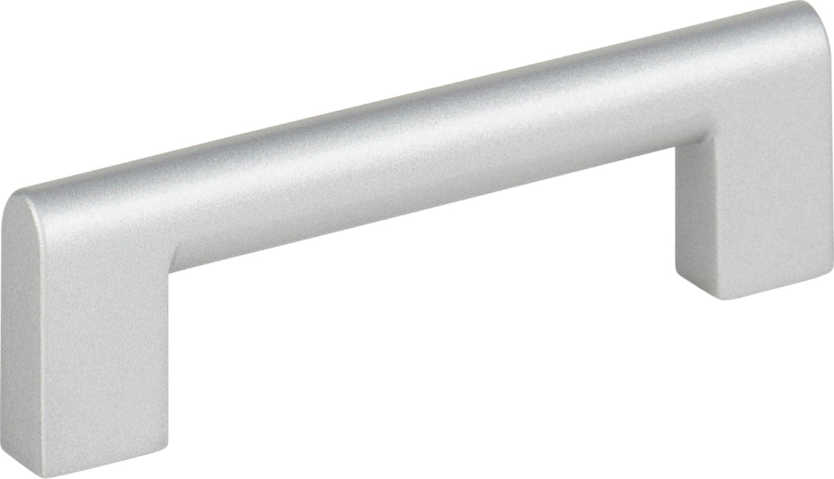 Atlas Homewares Round Rail Pull 3 3/4 Inch (c-c) Matte Chrome