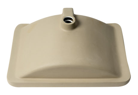 ALFI brand ABC603 White 24" Rectangular Undermount Ceramic Sink