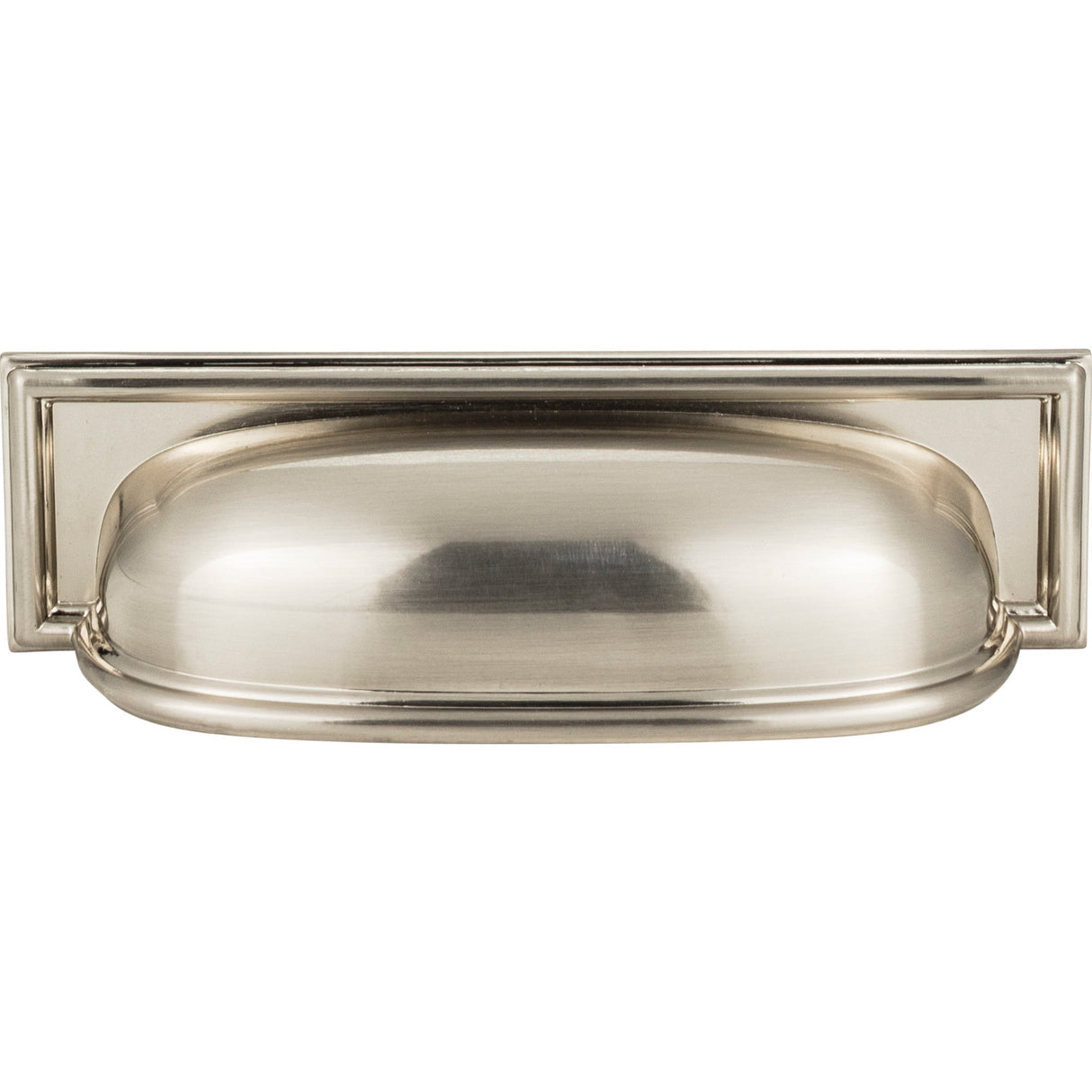 Atlas Homewares Campaign Rope Cup Pull 3 3/4 Inch (c-c) Brushed Nickel