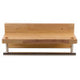 ALFI brand AB5511 16" Wooden Shelf with Chrome Towel Bar Bathroom Accessory