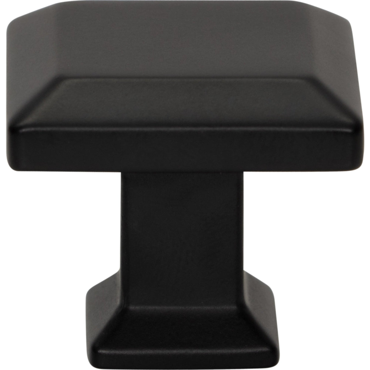 Atlas Homewares Sweetbriar Lane Square Knob 1 1/4 Inch Matte Black
