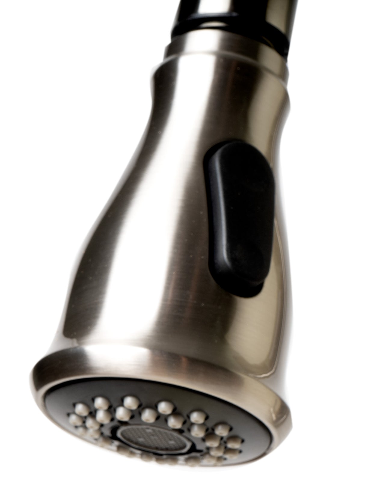 Brushed Nickel Traditional Gooseneck Pull Down Kitchen Faucet