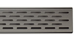 ALFI brand ABLD36C 36" Modern Stainless Steel Linear Shower Drain with Groove Holes