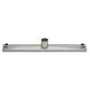 ALFI brand ABLD24B-BSS 24" Modern Brushed Stainless Steel Linear Shower Drain with Solid Cover