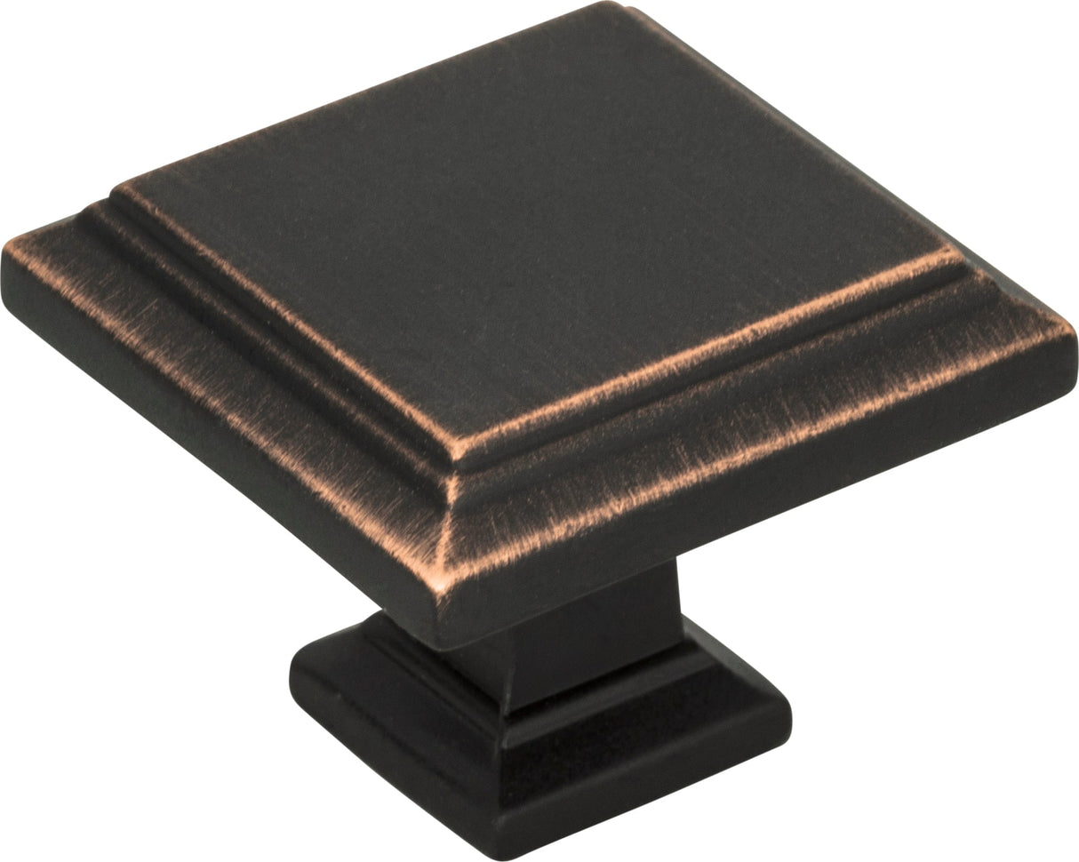 Atlas Homewares Sutton Place Square Knob 1 1/4 Inch Venetian Bronze