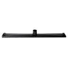 32" Black Matte Stainless Steel Linear Shower Drain with Groove Holes