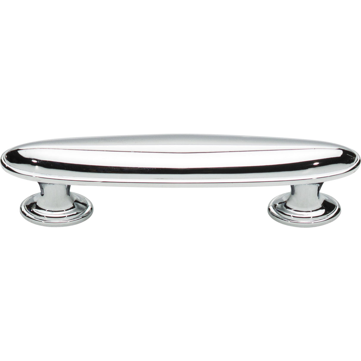 Atlas Homewares Austen Oval Pull 3 Inch (c-c) Polished Chrome