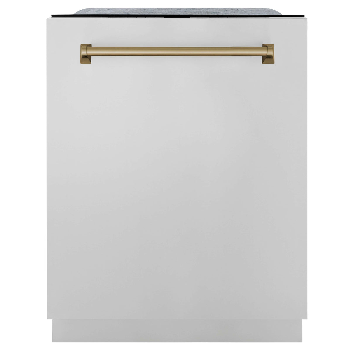 ZLINE Autograph Edition 30 in. Kitchen Package with Stainless Steel Dual Fuel Range, Range Hood, Dishwasher and Refrigerator with Champagne Bronze Accents (4KAPR-RARHDWM30-CB)