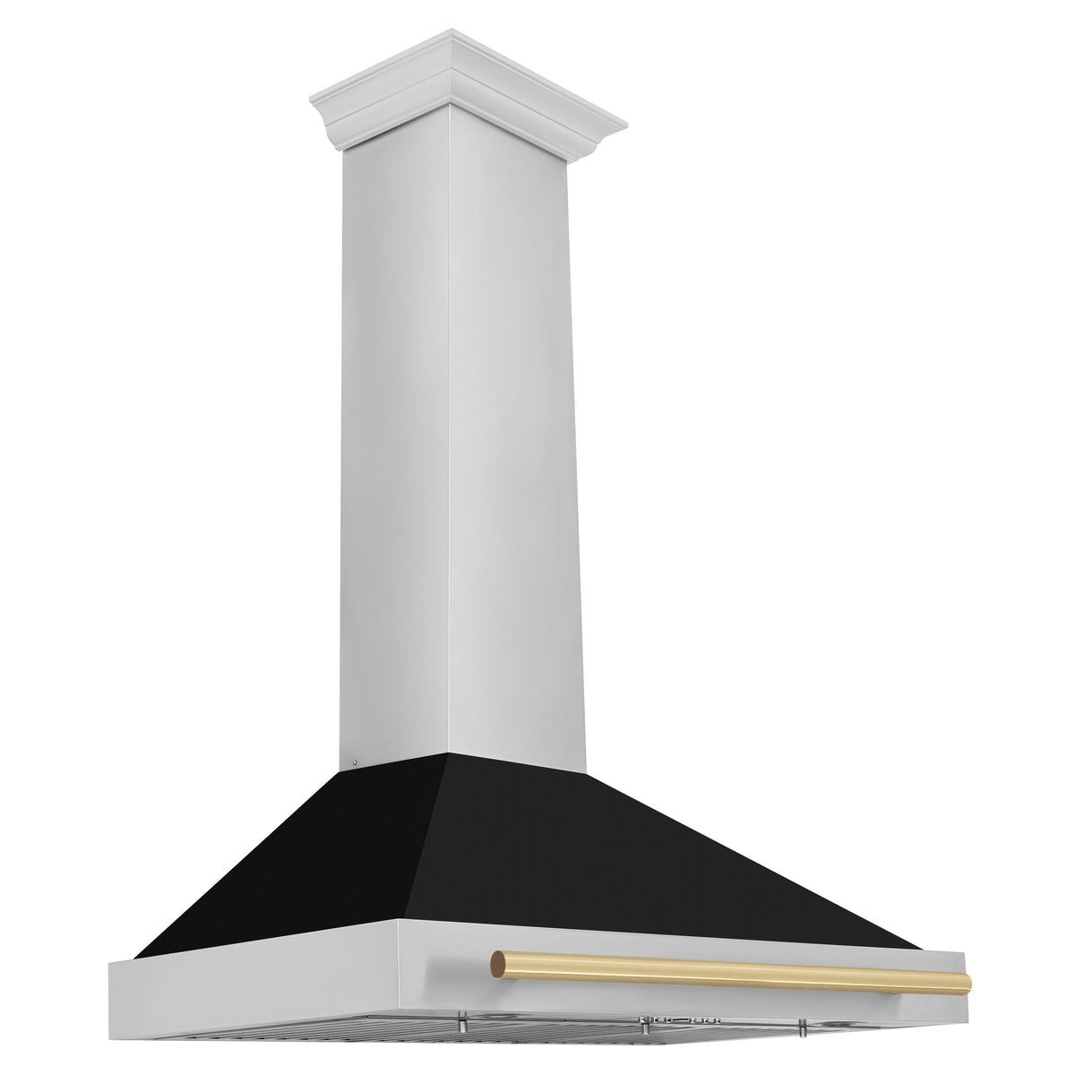 ZLINE Autograph Edition Stainless Steel Range Hood with Black Matte Shell (KB4STZ-BLM-G)