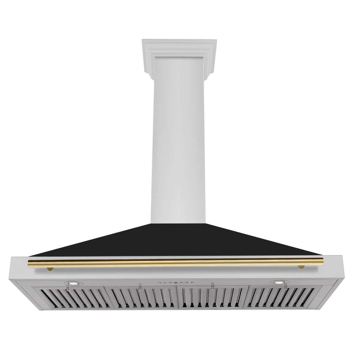 ZLINE Autograph Edition Stainless Steel Range Hood with Black Matte Shell (KB4STZ-BLM-G)