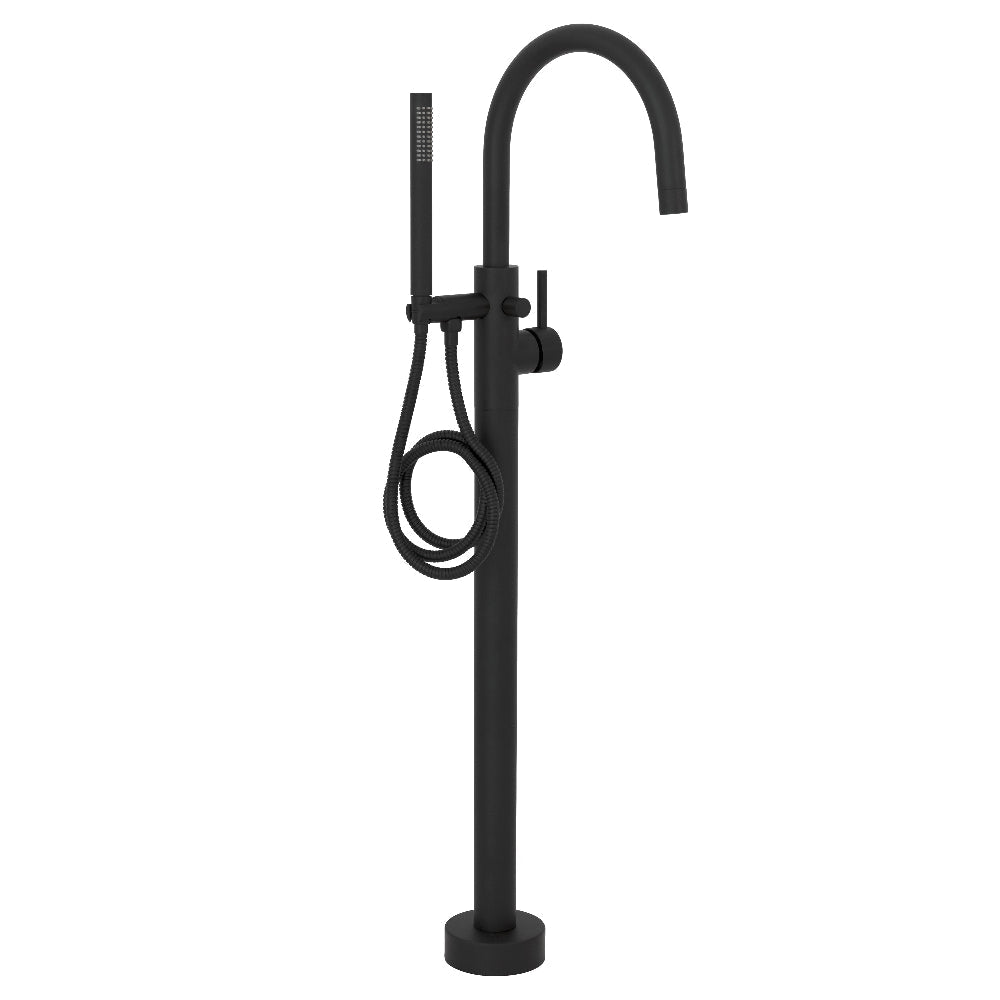ZLINE Emerald Bay Bath Tub Filler with Hand Shower in Matte Black (EMBY-BTF-MB)