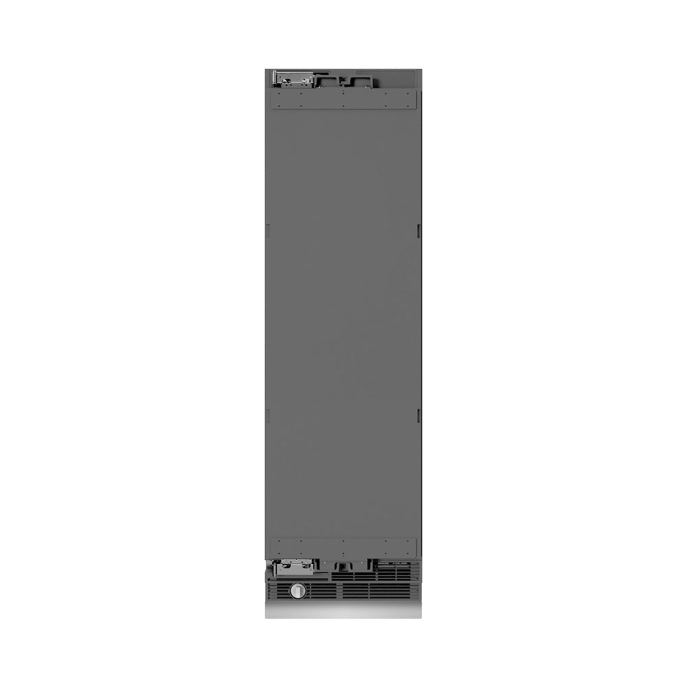 ZLINE Autograph Edition 24 in. 12.4 cu. ft. Panel Ready Column Freezer with Graphite Gray Interior and Champagne Bronze Accents (RBCFVZ-24-CB)