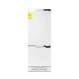 ZLINE 30 in. 16.1 cu. ft. Panel Ready Built-In 2-Door Bottom Freezer Refrigerator with Internal Water and Ice Dispenser (RBIV-30)